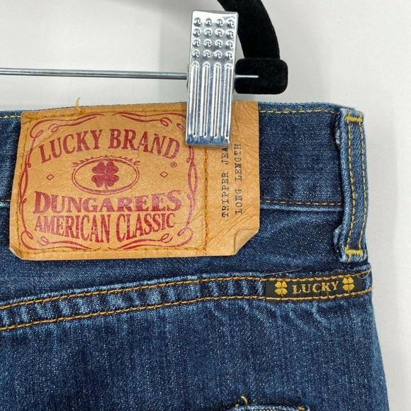 Lucky Brand Bootcut Tripper Jeans Women's Size 38 High Rise Cotton Denim Blue - Picture 8 of 12
